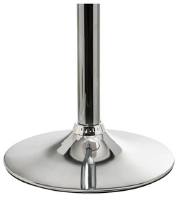 Set de scaune de bar alb cu înălțime ajustabilă 2 buc. tapițat (înălțime șezut 63 cm) – Casa Selección