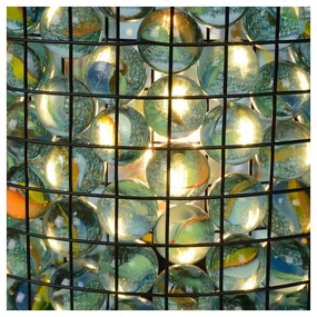 Lampă de masă EXTRAVAGANZA MARBELOUS 1xE14/40W/230V albastră Lucide 78597/01/60