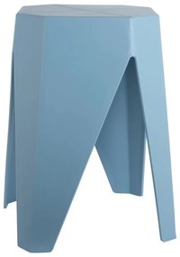 Scaun albastru din plastic Cherish – Leitmotiv