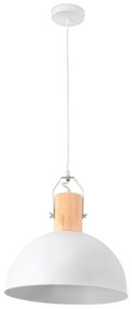 Lustra/Pendul metalic design modern minimalist MARGOT alb