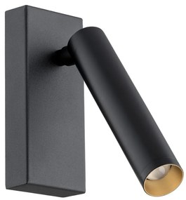 Aplica LED cu spot design modern Rio negru