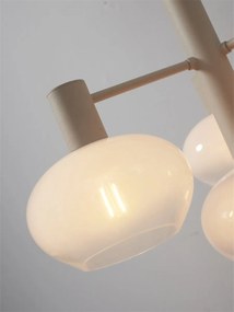 Lustra suspendata design decorativ Bologna 4L gradient/alb