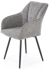 Scaun K576 stofa gri H85 cm