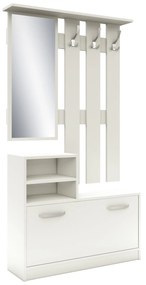 Cuier Lyon, Alb, L 85 x l 24 x H 180 cm