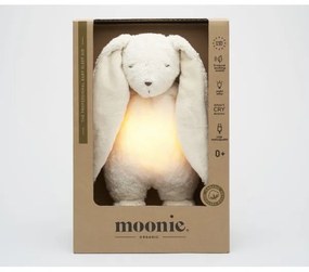 Pluș de îmbrățișat cu sunete și lumină Moonie iepuraș 2.0 organic polar