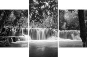 Tablou - Cascada alb-negru și alb (90x60 cm)