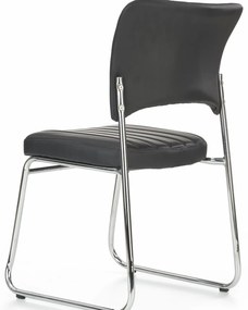 Scaun tapitat Rapid negru