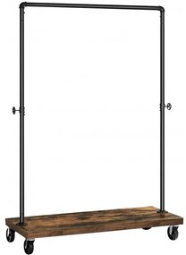 Cuier Cu Role Haine Vintage Negru, 103.5 Cm