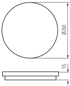 Corp de iluminat LED de exterior cu senzor BENO LED/24W/230V 4000K albă IP54 Kanlux 33344