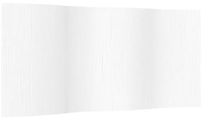377003 vidaXL Paravan de cameră, alb, 165x400 cm , bambus