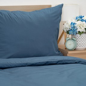 4Home Lenjerie de pat din satin Sea Blue, 140 x 220 cm, 70 x 90 cm