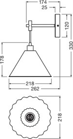 Osram - Lampă de perete PULP 1xE14/5,5W/230V