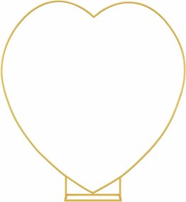 vidaXL Arc de nuntă Auriu 195 x 35 x 211 cm Oțel