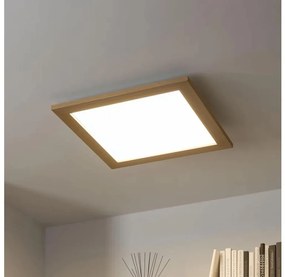 Plafonieră LED Brilagi SLIMFRAME WOOD LED/36W/230V 49,5x49,5 cm maro