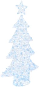 vidaXL Brad de Crăciun cu 160 LED Alb rece 150 cm Acril