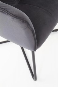 Scaun K377 velvet gri