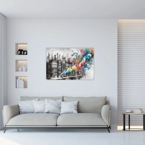 Tablou - Viața industrială (90x60 cm)