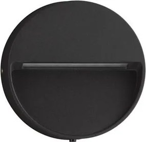 Mini Aplica perete exterior IP65, LED CCT Sete negru 10cm