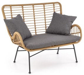 Supermobel Canapea IKARO XL, 120x96x70, natural/gri