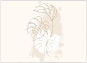 Tablou - Monstru de linie N⁰1 (70x50 cm)