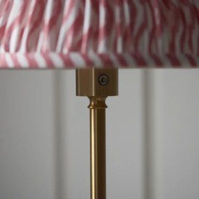 Endon 114786 - Lampă de podea LED reîncărcabilă cu dimmer BURLEY LED/1,5W/5V alamă/roz