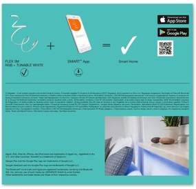 Ledvance - Benzi LED RGB SMART+ FLEX 3m LED/12W/230V BT