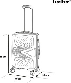 Valiză de cabină TravelLux Endure cu hard top și roți detașabile 35x55x20 cm albastru închis