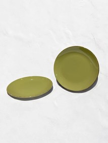 Farfurie Gresie 26cm HOME Verde Olive Pal, fel principal