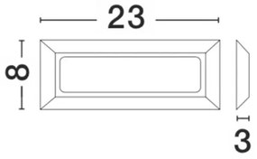 Spot LED ambiental de exterior IP54 PULSAR NVL-811501