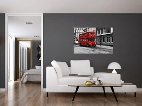 Tablou - Londra cu autobuz (90x60 cm)