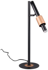 Veioză neagră-bronz LED (înălțime 50 cm) Ikaris – Trio Select