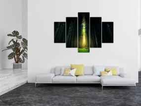 Tablou cu pădurea întunecată (150x105 cm)
