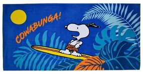 Snoopy Cowabunga prosop de baie, prosop de plajă 70x140cm