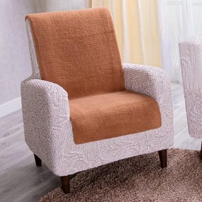 decoDoma Cuverturi SHERPA culoarea alunei fotoliu