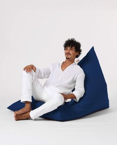 Fotoliu puf pentru grădină Pyramid Big Bed Pouf - Dark Blue