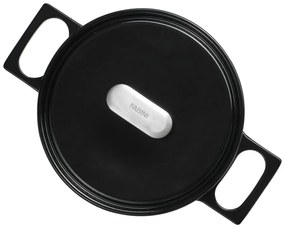 Cratiță cu capac din fontă 2 l adecvată pentru plita cu inducție Mattia 3.0 – FABINI