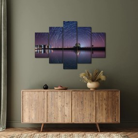 Tablou cu cerul nocturn și stele (150x105 cm)