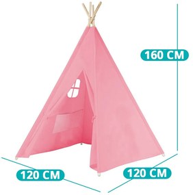 Cort indian pentru copii-roz