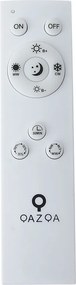 Panou LED inteligent alb 60 cm, inclusiv LED Dim to Warm cu telecomandă - Knob