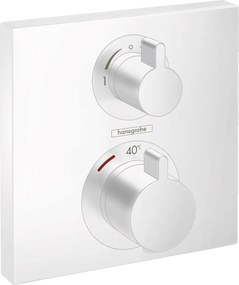 Hansgrohe Ecostat baterie cadă-duș ascuns cu termostat alb 15714700