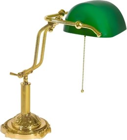 Lampa de birou din alama design clasic Banker