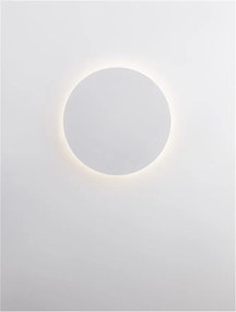 Aplica LED de perete design ambiental CYRCLE 30cm alba