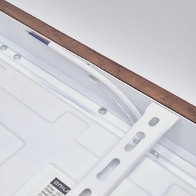 Brilagi - Lampă LED pentru baie WOODY FRAME LED/40W/230V 60x60 IP44, stejar/cireș