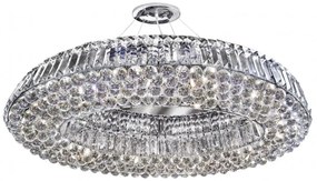 Lustra ovala design LUX cristal Vesuvius 10L