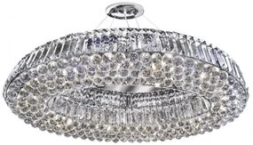 Lustra ovala design LUX cristal Vesuvius 10L