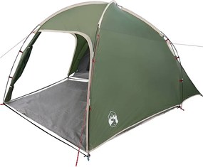 vidaXL Tent Cabină cu acoperiș Verde 370 x 230 x 185 cm tafta