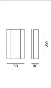 Aplica de perete design clasic finisaj polisat Il Rilegato 411.00.80