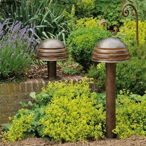 Stalp iluminat exterior din fier forjat, inaltime 106cm, AL 6339
