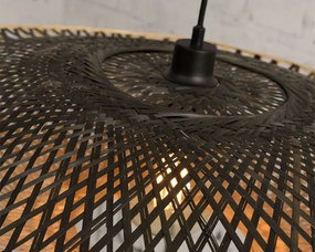 Lustra suspendata din bambus KALIMANTAN M, 60cm