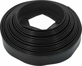 vidaXL Borduri pentru gazon Negru 3000 x 4 x 5 cm Plastic